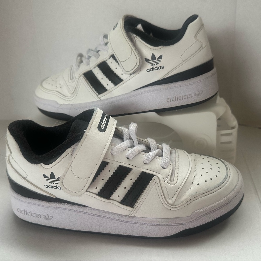 Adidas For boy or girl Shoes Cloud White Black Size 13 1/2